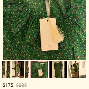 Doen Green Summer Dress